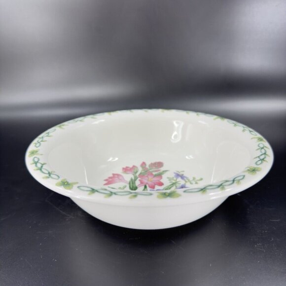 Thomson Pottery Floral Garden Set 2 Different Deep Dish Bowl Ceramic Set Bowls - Picture 12 of 16